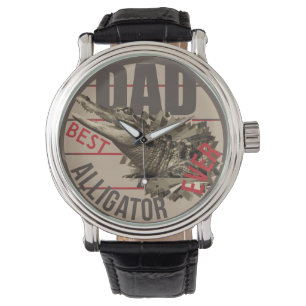 Reloj De Pulsera Alligator Dad