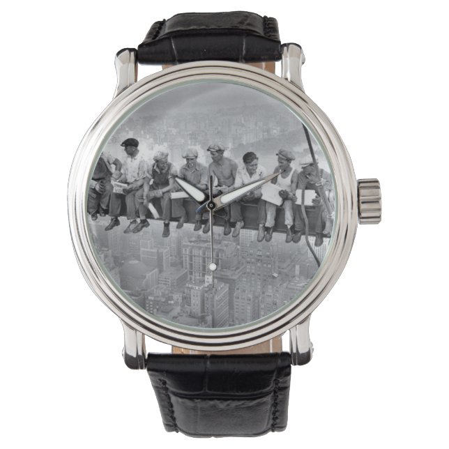 Reloj De Pulsera Almuerzo Sobre Un Rascacielos (Anverso)