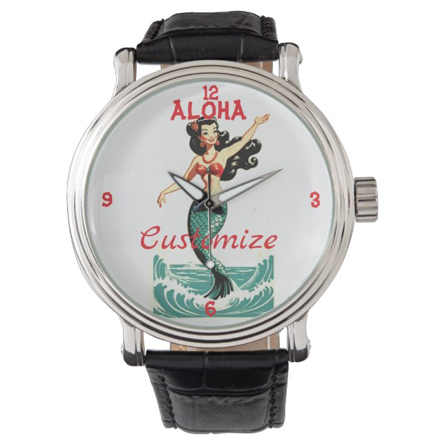 Reloj De Pulsera Aloha Mermaid Thunder_Thunder_Cove (Anverso)