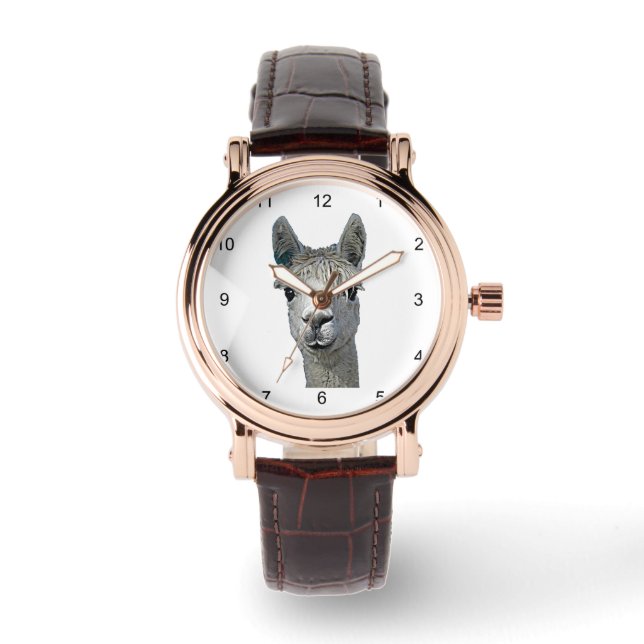 Reloj De Pulsera Alpaca Alpakka Alpaka Alpaga (Anverso)