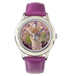 Reloj De Pulsera Alpaca Stainless Steless Purple Watch