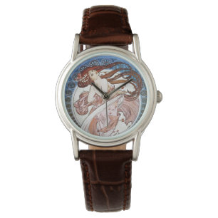 Reloj De Pulsera Alphonse Mucha Diosa