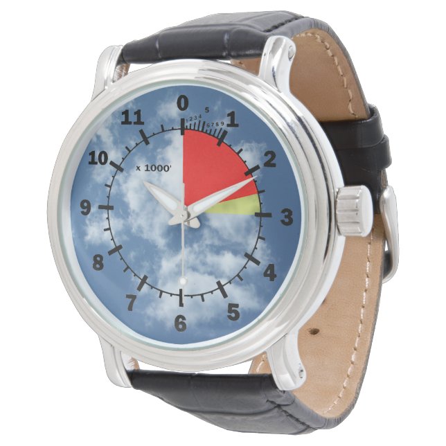 Reloj De Pulsera Altimeter en la muñeca de moda de las nubes (Angular)