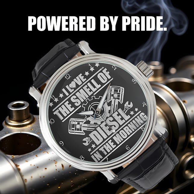 Reloj De Pulsera Ama ese olor a diésel matutino (Subido por el creador)