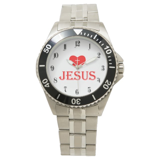 Reloj De Pulsera Amando a Jesús (Anverso)