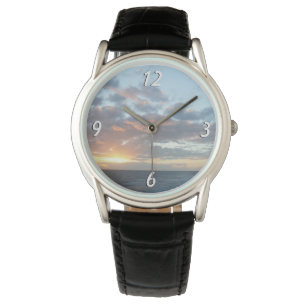 Reloj De Pulsera Amanecer en el mar I Pastel