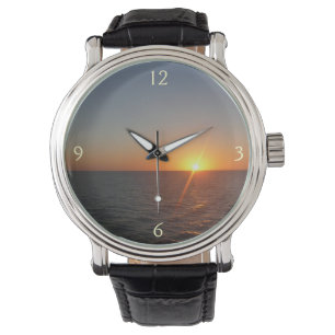 Reloj De Pulsera Amanecer en el Mar III Océano Atlántico