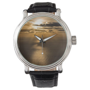 Reloj De Pulsera Amanecer por encima del océano Atlántico