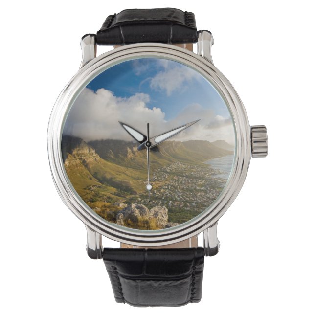 Reloj De Pulsera Amanecer sobre Camps Bay y Table Mountain (Anverso)