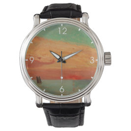 Reloj De Pulsera Amanecer sobre el Mar Oriental (arte asiático) (Ta
