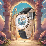 Reloj De Pulsera Amantes de Ángel Elegante Religioso<br><div class="desc">Elegante Angel Amantes del Reloj Religioso</div>