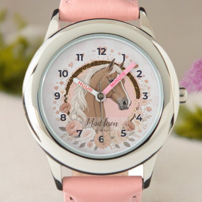 Reloj De Pulsera Amantes de Caballos Haflinger  (Celebrate in style with this charming birthday invitation featuring a beautiful horse design. 
)