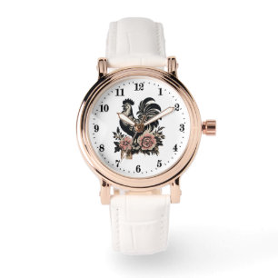 Reloj De Pulsera Amantes de gallos lindos animales de granja