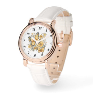 Reloj De Pulsera Amantes de las mariposas cutáneas