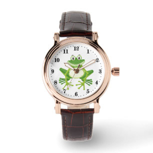 Reloj De Pulsera Amantes de las ranas ricas ricas agudas