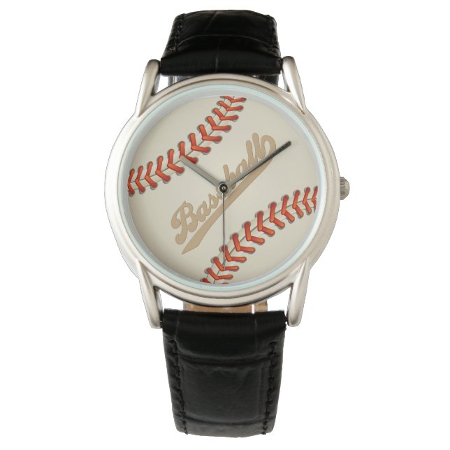 Reloj De Pulsera amantes de los deportes de béisbol (Anverso)