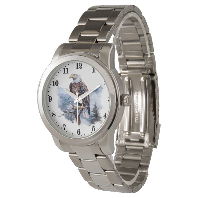 Reloj De Pulsera Amantes del águila (Angular)