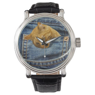 Reloj De Pulsera Amantes del gato lindo Regalo de Keepsake