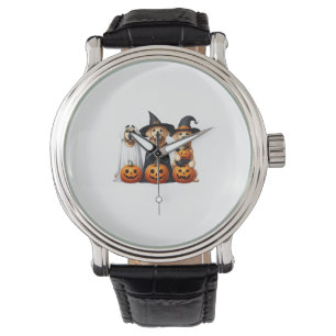Reloj De Pulsera Amantes del perro fantasma de Halloween