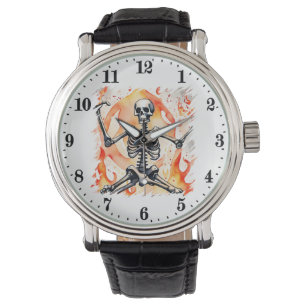 Reloj De Pulsera Amantes del skeleton masculino de Guay