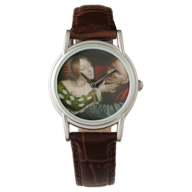Reloj De Pulsera Amantes Ill-Matched (por Quentin Massys) (Anverso)