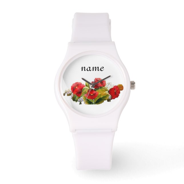 RELOJ DE PULSERA AMAPOLA (Anverso)