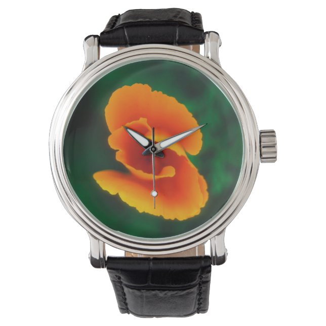Reloj De Pulsera Amapola de California (Anverso)