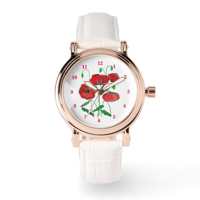 Reloj De Pulsera Amapolas Watch (Anverso)