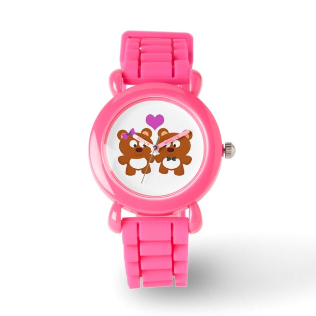 Reloj De Pulsera Amar a los osos de Teddy (Anverso)