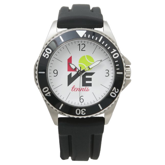 Reloj De Pulsera Amar el tenis (Anverso)
