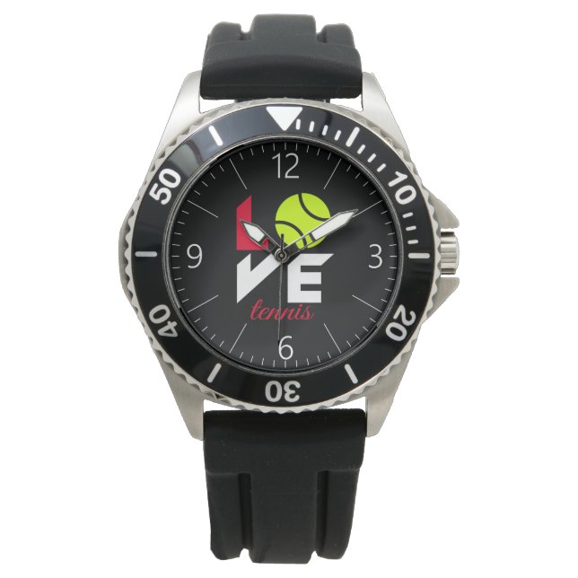 Reloj De Pulsera Amar el tenis (Anverso)