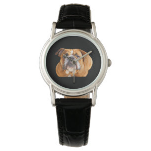 Reloj De Pulsera Amar la cara de perro del Bulldog inglés - mascota