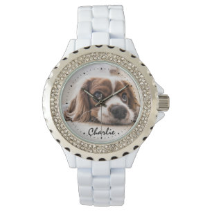 Reloj De Pulsera Amar la plantilla de fotos de perro de mi Mascota