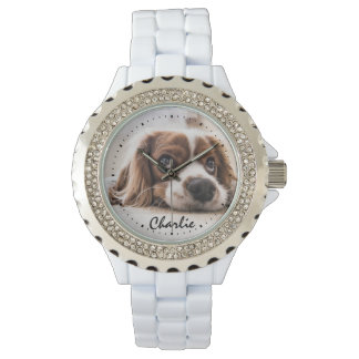 Reloj De Pulsera Amar la plantilla de fotos de perro de mi Mascota