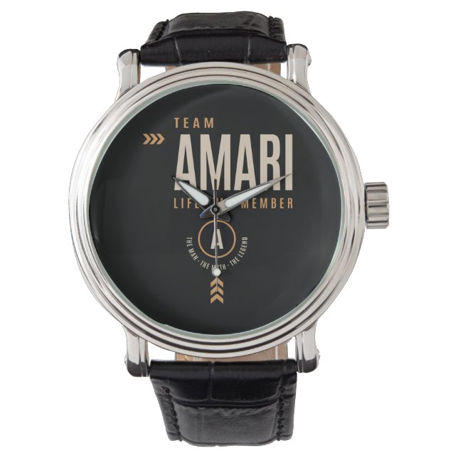 Reloj De Pulsera Amari Nombre Personalizado - Divertido Amari (Anverso)