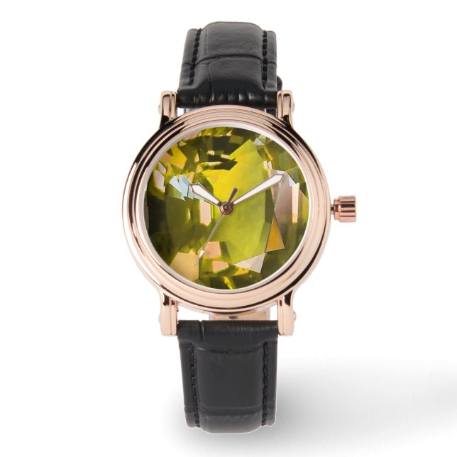 Reloj De Pulsera Amarillo (Anverso)