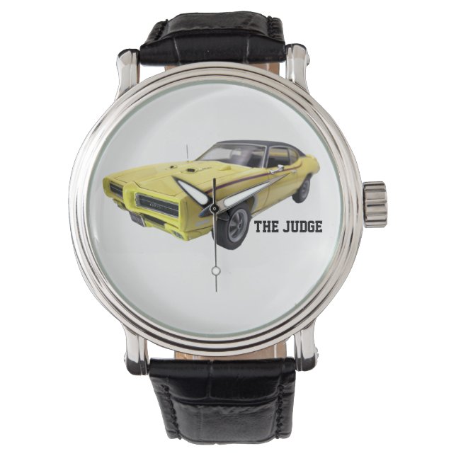 Reloj De Pulsera amarillo Pontiac GTO - Juez Watch (Anverso)