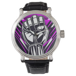 Reloj De Pulsera Ámbito de cómics de FIST UPRIGHT
