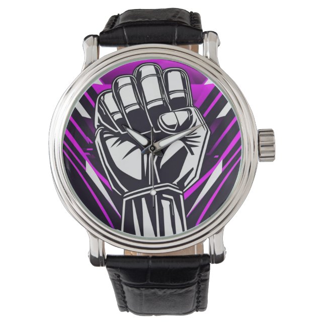 Reloj De Pulsera Ámbito de cómics de FIST UPRIGHT (Anverso)