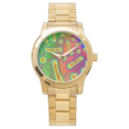 Reloj De Pulsera Ambrosia Fractal de vidrio dicroico