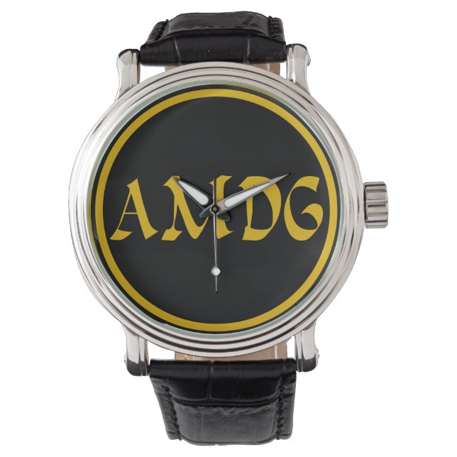RELOJ DE PULSERA AMDG (Anverso)