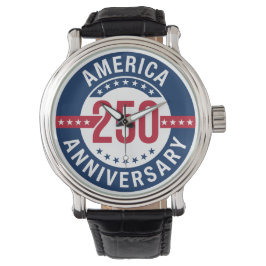 Reloj De Pulsera América 250 Aniversario Rojo, Blanco y Azul 