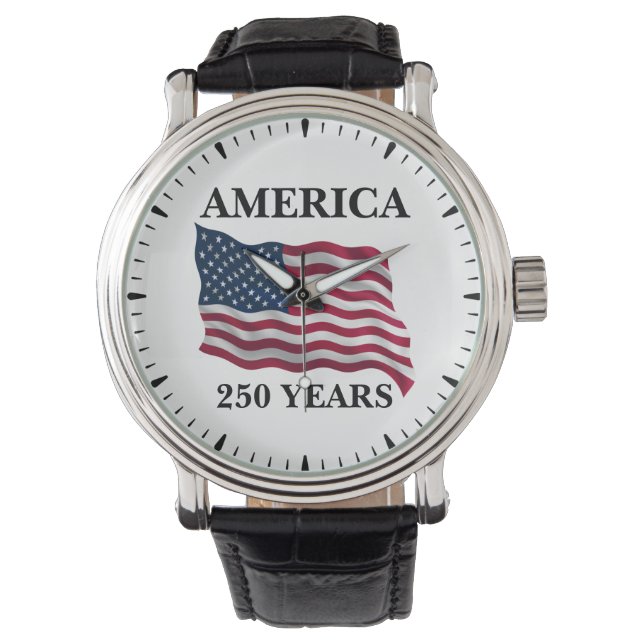 Reloj De Pulsera America 250 Years Flag (Anverso)