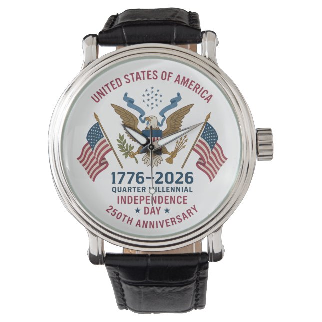 Reloj De Pulsera America 250th Anniversary, 250th Anniversary 4th  (Anverso)