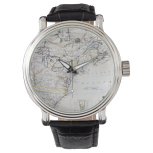 Reloj De Pulsera AMÉRICA COLONIAL: MAPA, c1770