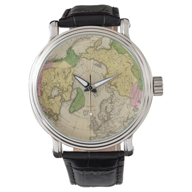 Reloj De Pulsera América del Norte, Asia (Anverso)