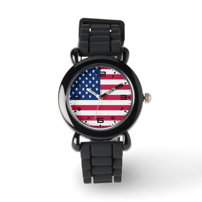 Reloj De Pulsera American Flag Pride Design-76353 (Anverso)