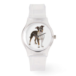 Reloj De Pulsera American Staffordshire Terrier Puppy Dog - Amstaff