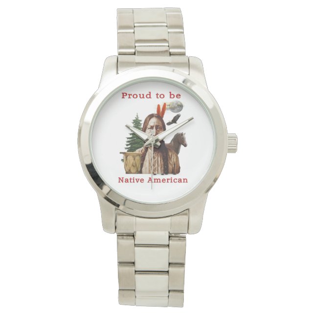 Reloj De Pulsera Americano nativo (Anverso)