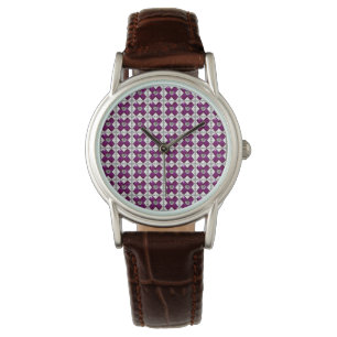 Reloj De Pulsera Amethyst Diamond Art, Purple